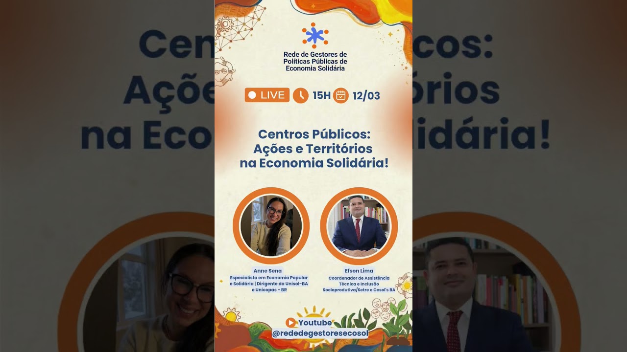 Você sabe o que é um Centro Público de Ecosol? Descubra como eles transformam os nossos territórios!